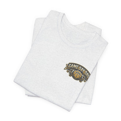 Game Day Dad Basketball T-Shirt | Navy & Gold Hooper Tee | Perfect Dad Gift