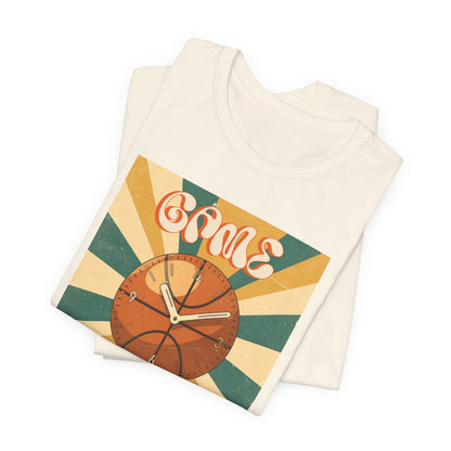 Game Time Basketball Clock T-Shirt | Retro Hooper Tee | Perfect Gift for Ball Players
