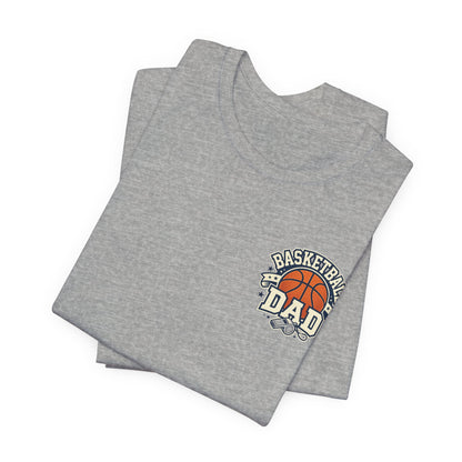 Basketball Dad Vintage T-Shirt | Coach Tee with Ball Graphic | Perfect Dad Gift