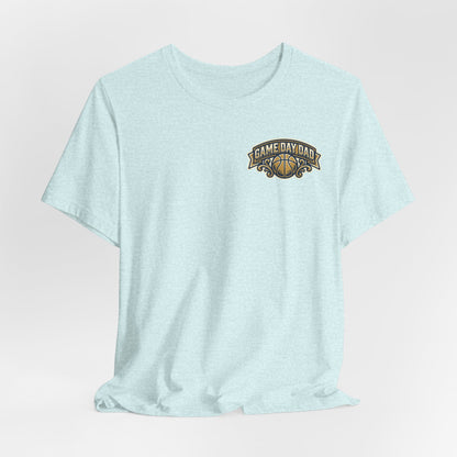 Game Day Dad Basketball T-Shirt | Navy & Gold Hooper Tee | Perfect Dad Gift