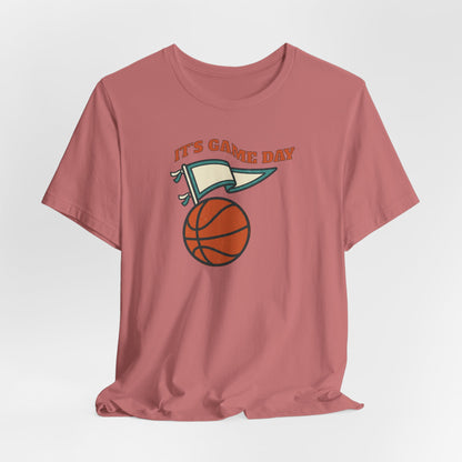 It's Gameday Basketball T-Shirt | Pennant Flag Tee | Perfect Gift for Hoopers