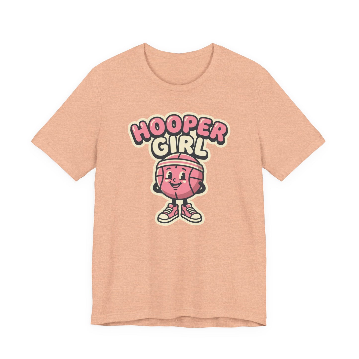 Hooper Girl Basketball T-Shirt | Retro Cartoon Tee | Perfect Gift for Female Players