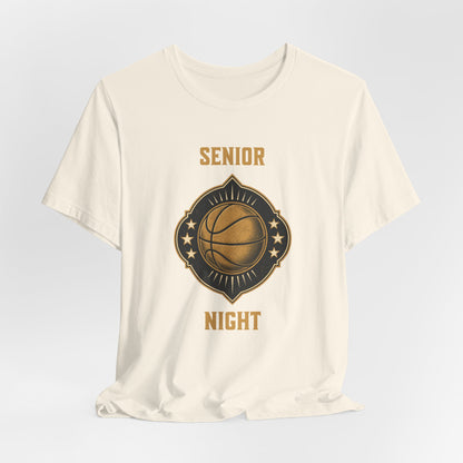 Senior Night Basketball T-Shirt | Gold & Black Hooper Tee | Perfect Gift