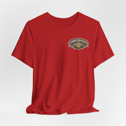 Game Day Dad Basketball T-Shirt | Navy & Gold Hooper Tee | Perfect Dad Gift