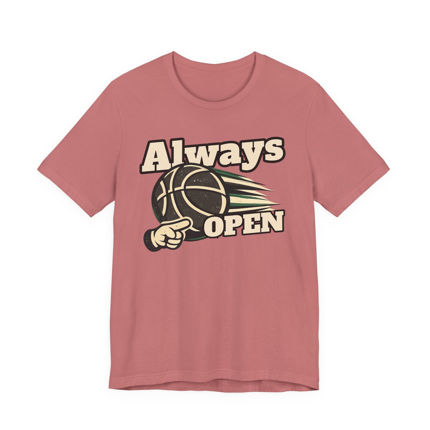 Always Open Basketball T-Shirt | Hooper Graphic Tee | Perfect Gift for Ballers