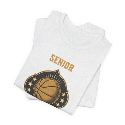 Senior Night Basketball T-Shirt | Gold & Black Hooper Tee | Perfect Gift
