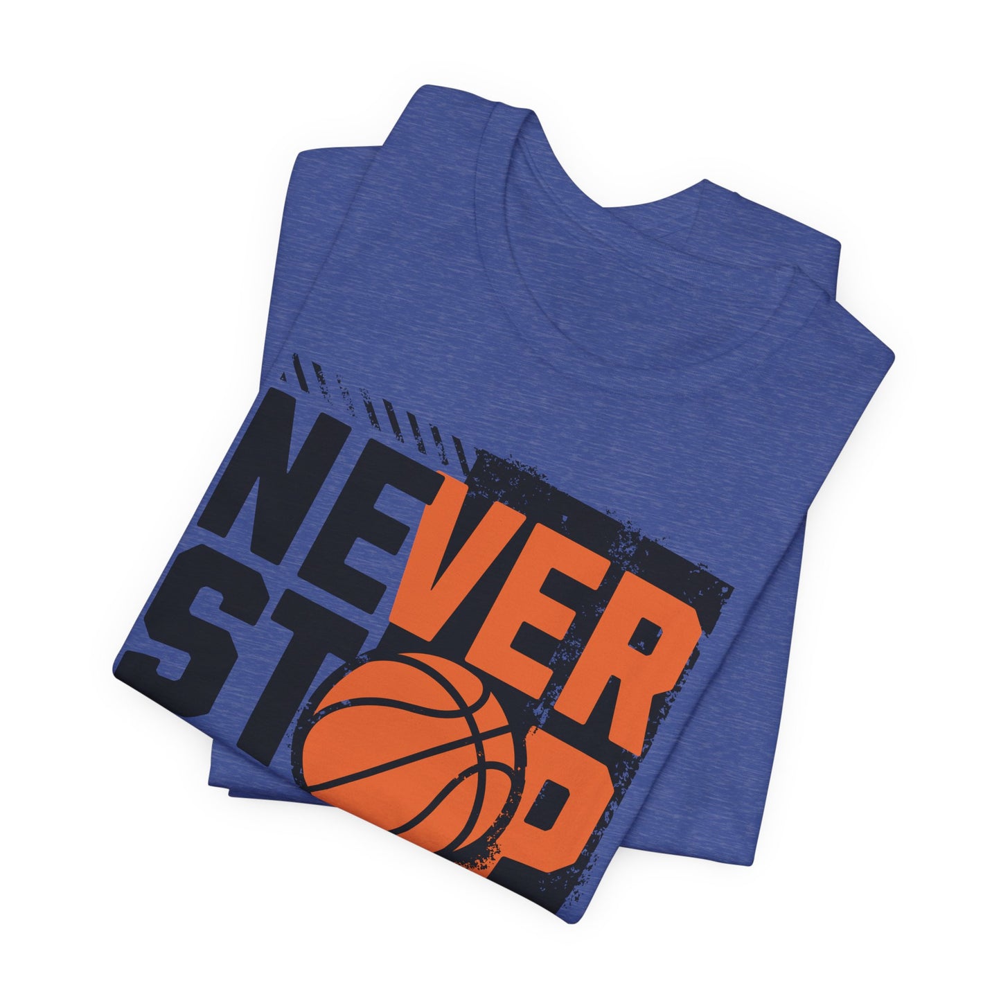 Never Stop Respect The Game Basketball T-Shirt | Motivations Tee | Geschenk für Hooper