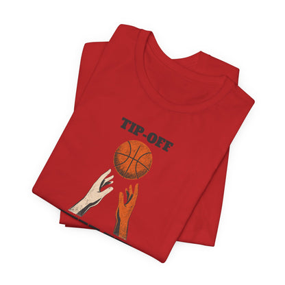 Tip-Off Time Basketball T-Shirt | Gameday Hands Tee | Perfect for Hoopers
