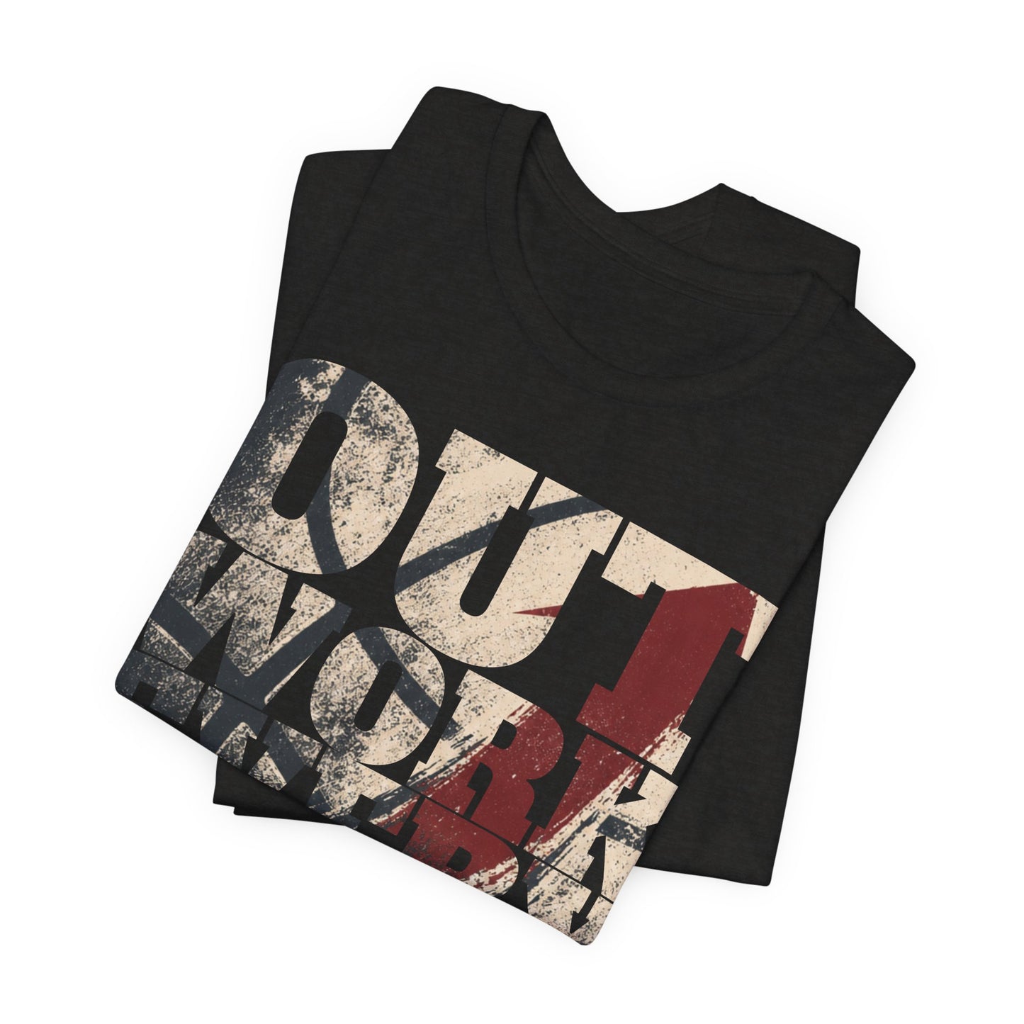Outwork Everyone Basketball T-Shirt | Grind Motivations Tee | Gym-Geschenk