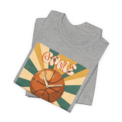 Game Time Basketball Clock T-Shirt | Retro Hooper Tee | Perfect Gift for Ball Players