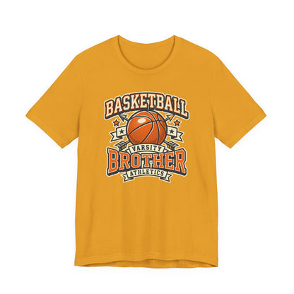 Basketball Varsity Brother Athletic T-Shirt | Family Hooper Tee | Perfect Gift for Players