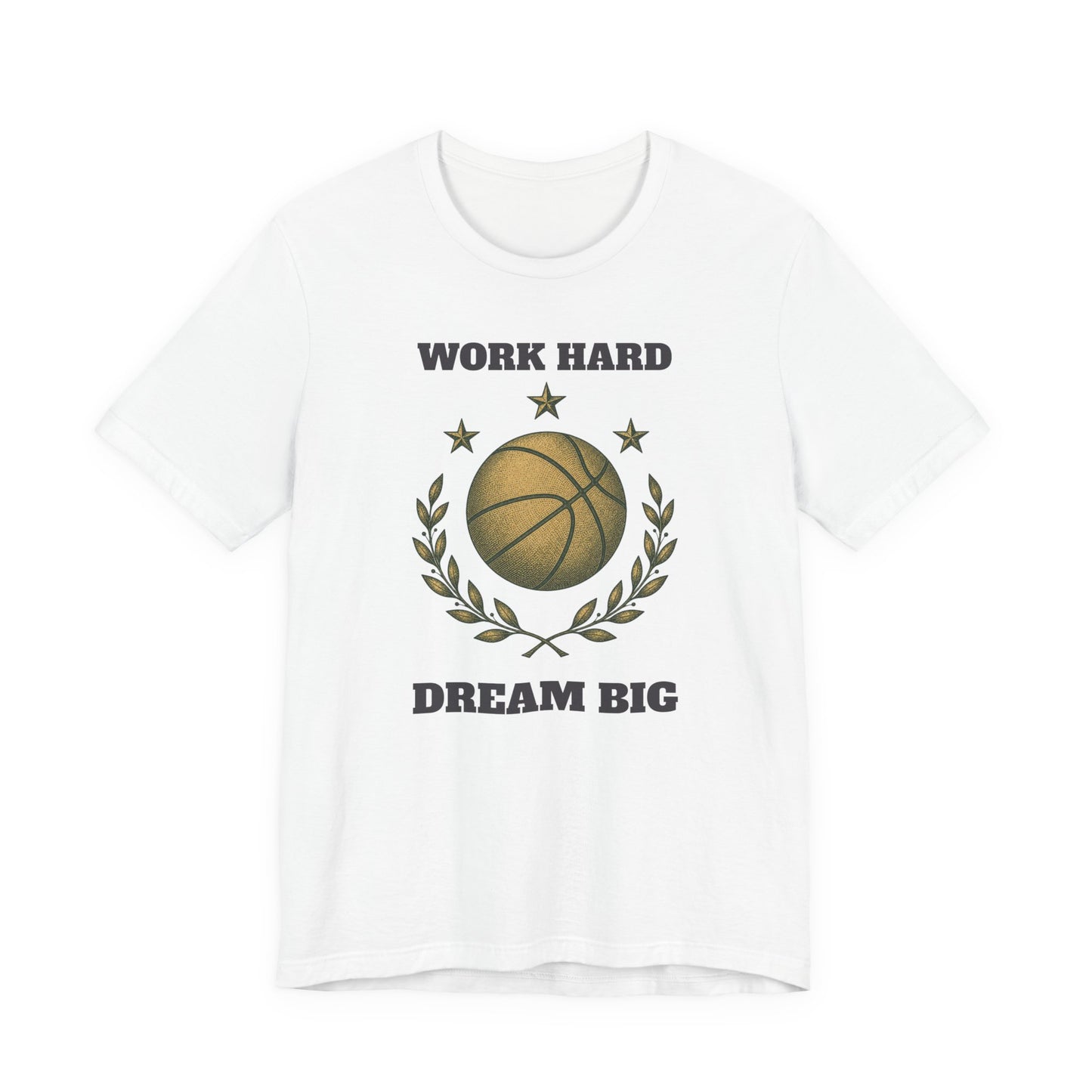 Work Hard Dream Big Basketball T-Shirt | Motivations-Hooper Tee | Perfektes Geschenk