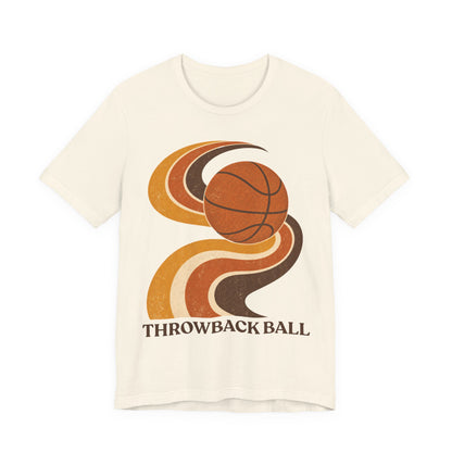 Retro Throwback Ball Basketball T-Shirt | Vintage Vibes Tee | Perfect Gift
