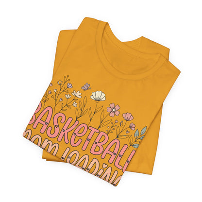 Basketball Mom Loading Floral T-Shirt | Mom Life Tee | Perfect Gift for Hooper Moms