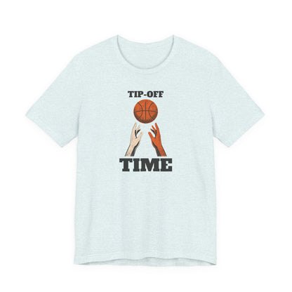 Tip-Off Time Basketball T-Shirt | Gameday Hands Tee | Perfect for Hoopers