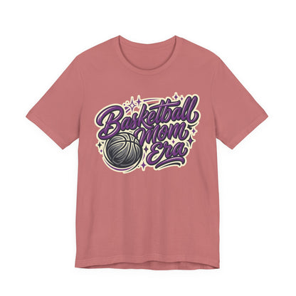Basketball Mom Era T-Shirt | Purple Retro Tee | Perfect Gift for Basketball Moms