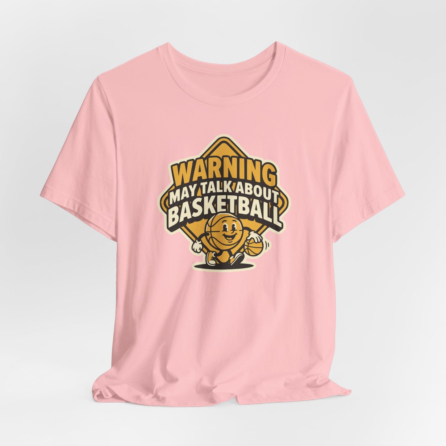 Warning: May Talk About Basketball T-Shirt | Witziger Hooper Tee | Geschenk