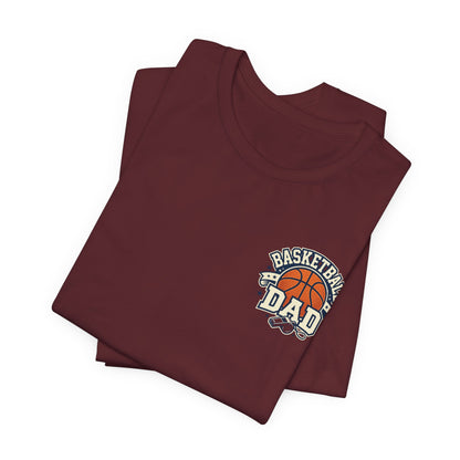 Basketball Dad Vintage T-Shirt | Coach Tee with Ball Graphic | Perfect Dad Gift