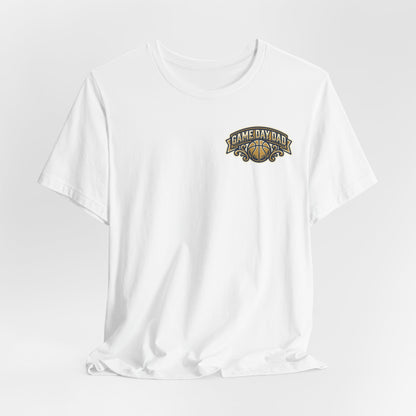 Game Day Dad Basketball T-Shirt | Navy & Gold Hooper Tee | Perfect Dad Gift