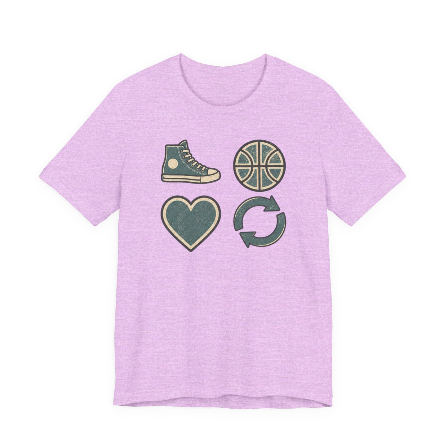 Live Hoop Repeat Basketball T-Shirt | Vintage Hooper Tee | Perfect Gift for Court Players