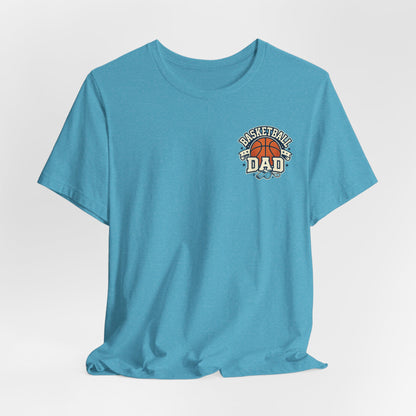 Basketball Dad Vintage T-Shirt | Coach Tee with Ball Graphic | Perfect Dad Gift