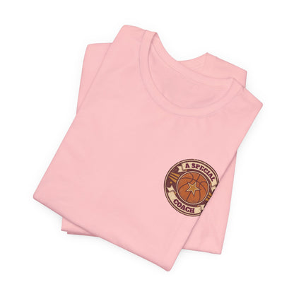 A Special Coach Basketball T-Shirt | Vintage Badge Tee | Perfect Coach Gift