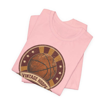 Vintage Hoops Basketball T-Shirt | Retro Distressed Tee | Perfect Gift for Hoopers
