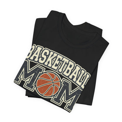 Basketball Mom Vintage Tee | Retro Ball Graphic T-Shirt | Perfect Gift for Hooper Parents