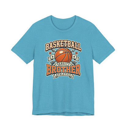 Basketball Varsity Brother Athletic T-Shirt | Family Hooper Tee | Perfect Gift for Players