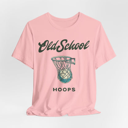 Old School Hoops Basketball T-Shirt | Retro Rim Tee | Perfect Gift for Ballers