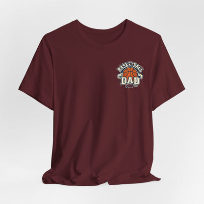 Basketball Dad Vintage T-Shirt | Coach Tee with Ball Graphic | Perfect Dad Gift