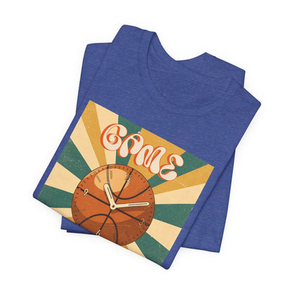 Game Time Basketball Clock T-Shirt | Retro Hooper Tee | Perfect Gift for Ball Players