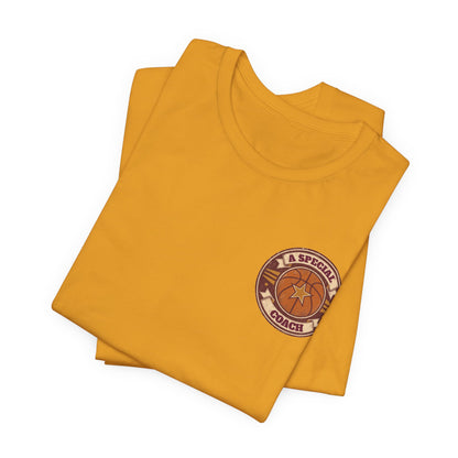 A Special Coach Basketball T-Shirt | Vintage Badge Tee | Perfect Coach Gift