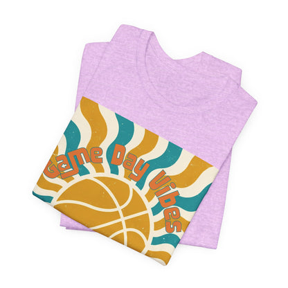 Game Day Vibes Basketball T-Shirt | Retro Hoops Tee | Perfect Gift for Ballers