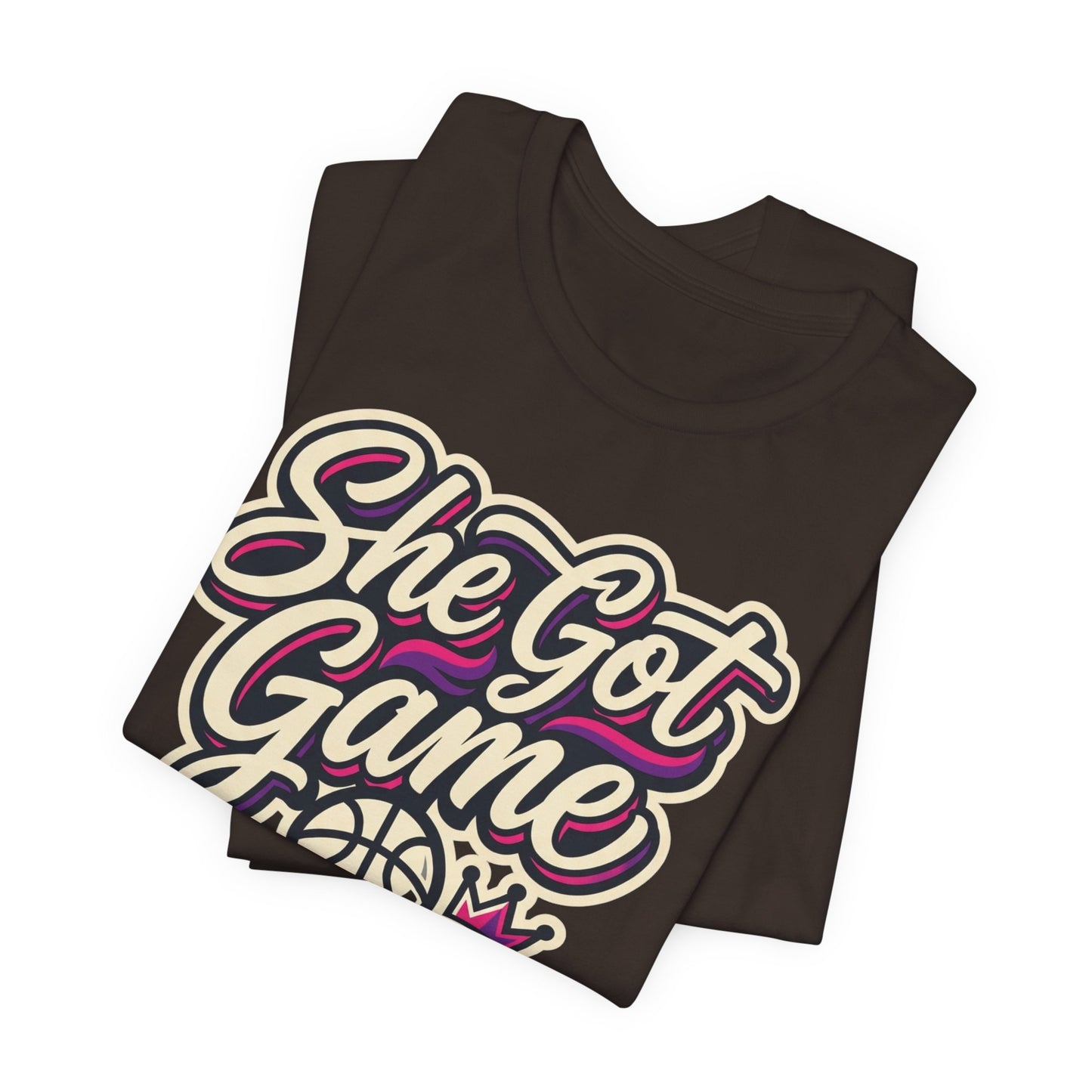 She Got Game Basketball T-Shirt | Women's Hoops Tee | Perfect Gift for Female Players