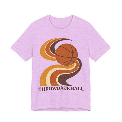 Retro Throwback Ball Basketball T-Shirt | Vintage Vibes Tee | Perfect Gift