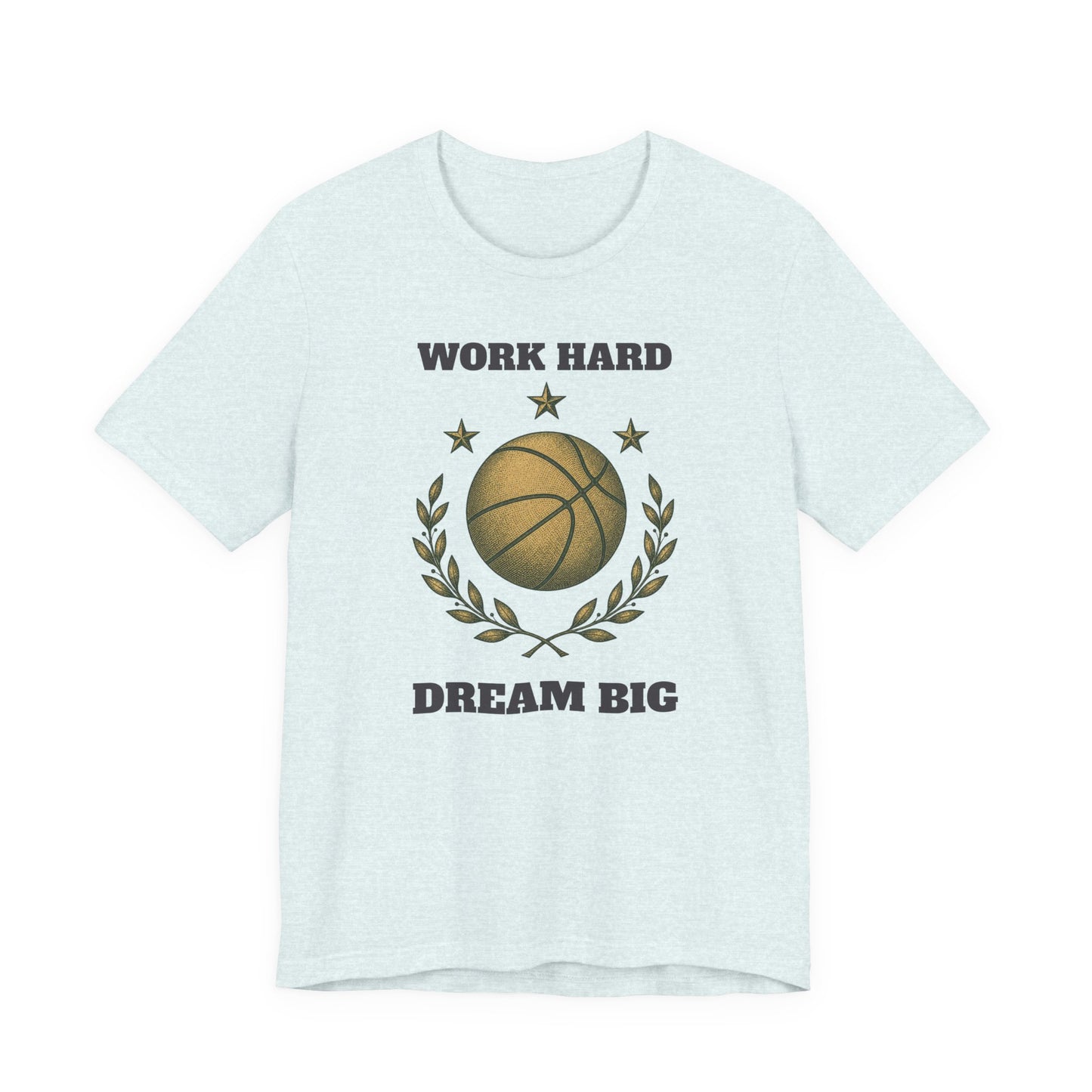 Work Hard Dream Big Basketball T-Shirt | Motivations-Hooper Tee | Perfektes Geschenk