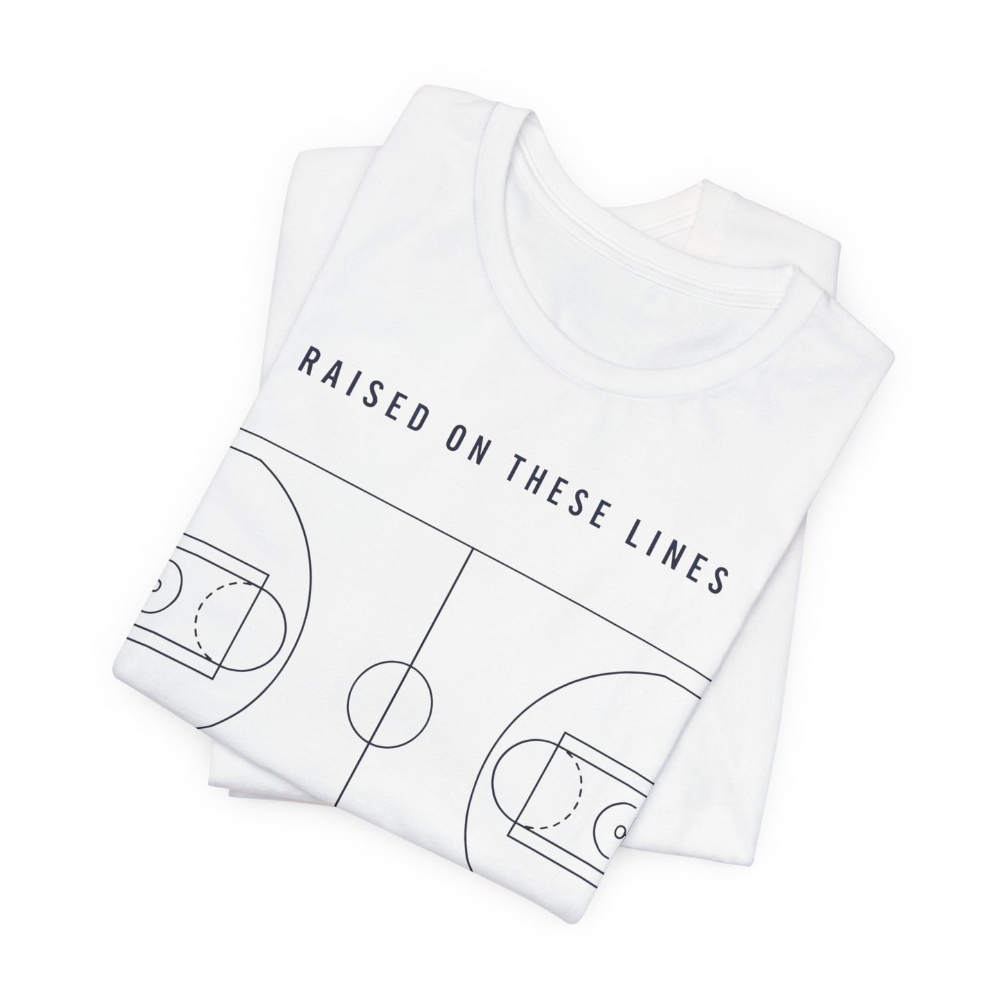 Home Court Basketball T-Shirt | Minimalistisches Basketballplatz-Shirt | Premium Hoops Streetwear