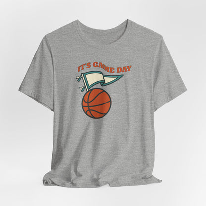 It's Gameday Basketball T-Shirt | Pennant Flag Tee | Perfect Gift for Hoopers