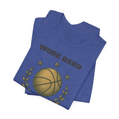 Work Hard Dream Big Basketball T-Shirt | Motivational Hooper Tee | Perfect Gift