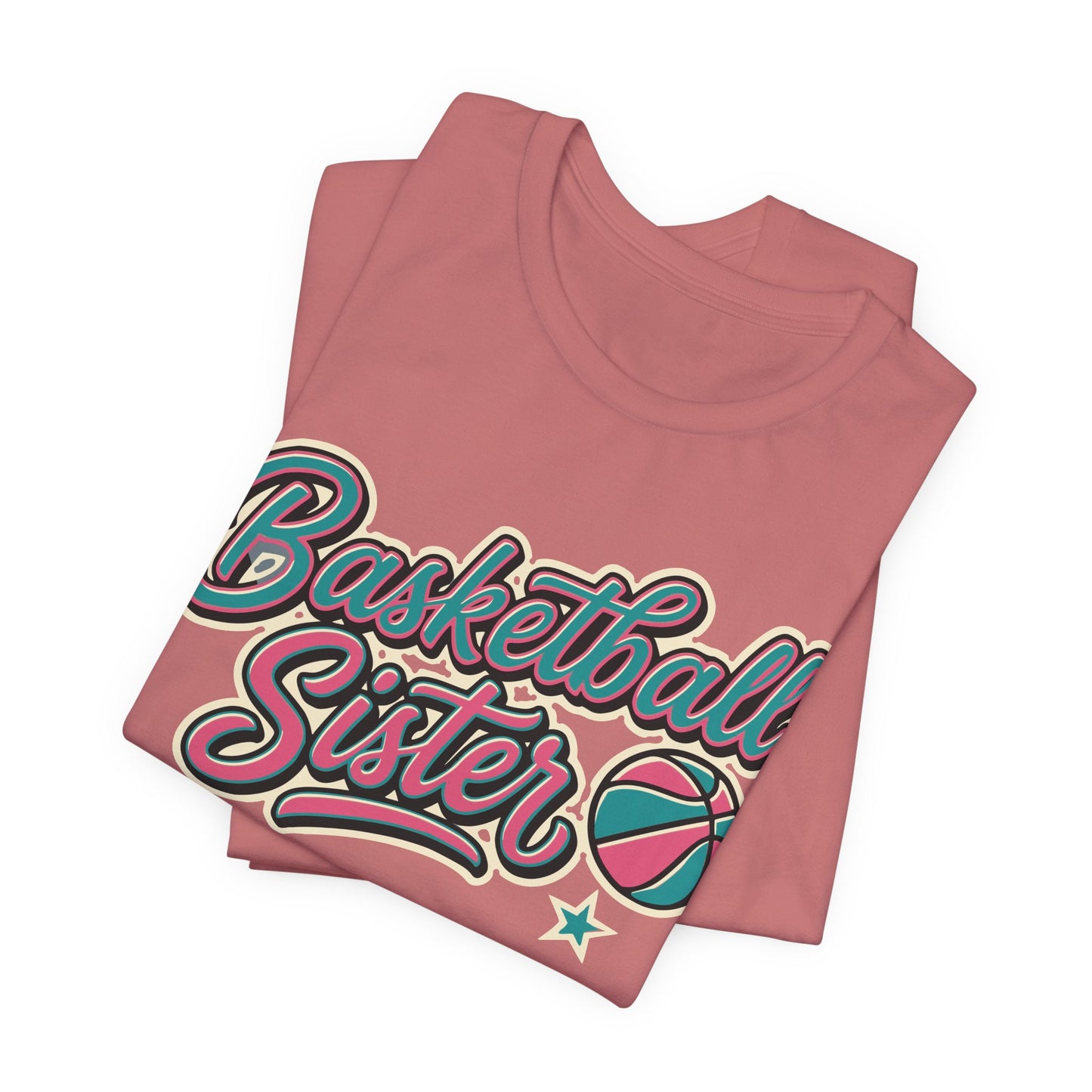 Basketball Sister Retro T-Shirt | Hooperin Tee | Perfektes Geschenk