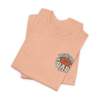 Basketball Dad Vintage T-Shirt | Coach Tee with Ball Graphic | Perfect Dad Gift