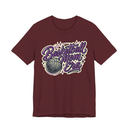 Basketball Mom Era T-Shirt | Purple Retro Tee | Perfect Gift for Basketball Moms