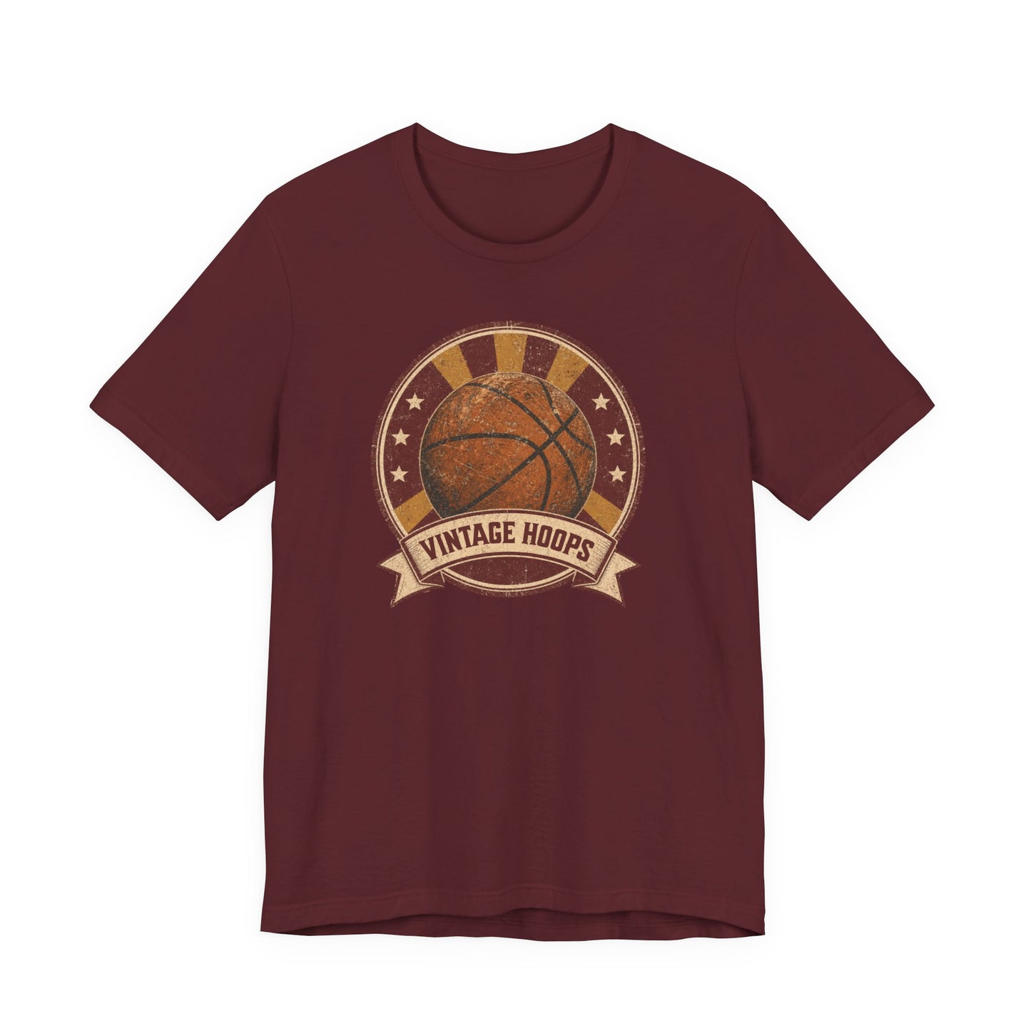 Vintage Hoops Basketball T-Shirt | Retro Distressed Tee | Geschenk für Hooper