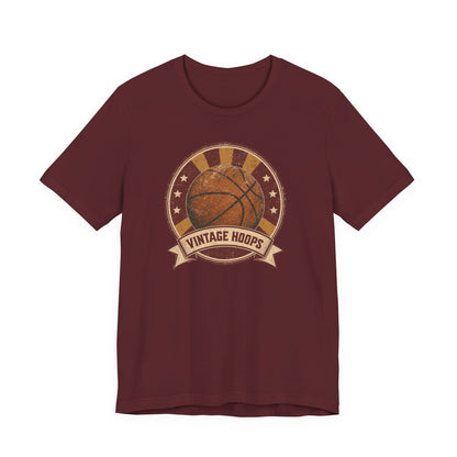 Vintage Hoops Basketball T-Shirt | Retro Distressed Tee | Perfect Gift for Hoopers
