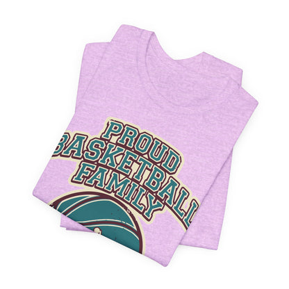 Proud Basketball Family T-Shirt | Vintage Hooper Tee | Perfect Gift for Players