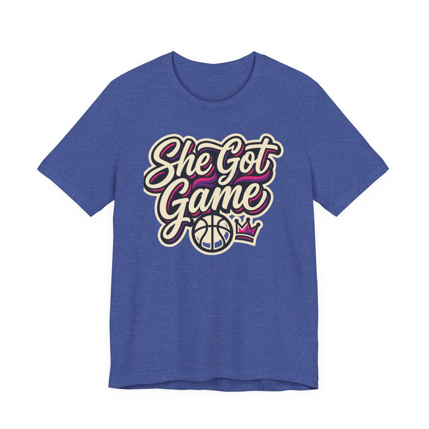 She Got Game Basketball T-Shirt | Women's Hoops Tee | Perfect Gift for Female Players