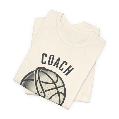 Coach Life Basketball T-Shirt | Whistle & Ball Tee | Perfect Gift for Coaches