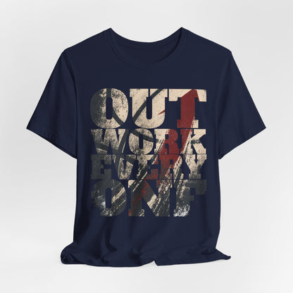 Outwork Everyone Basketball T-Shirt | Grind Motivation Tee | Gym Gift
