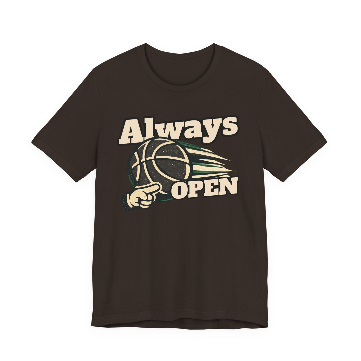 Always Open Basketball T-Shirt | Hooper Graphic Tee | Perfect Gift for Ballers